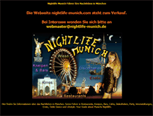 Tablet Screenshot of nightlife-munich.de